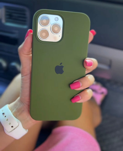 Silicon Case (OLIVE GREEN)